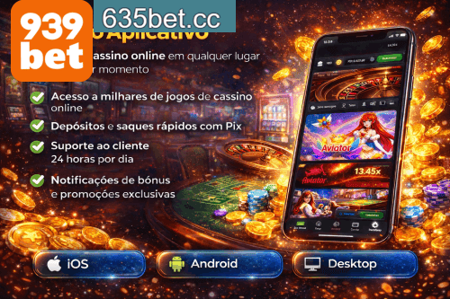 Aplicativo móvel 635BET para iOS e Android